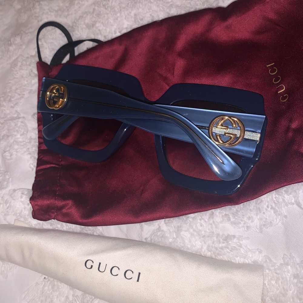 Gucci Square Acetate Sunglasses